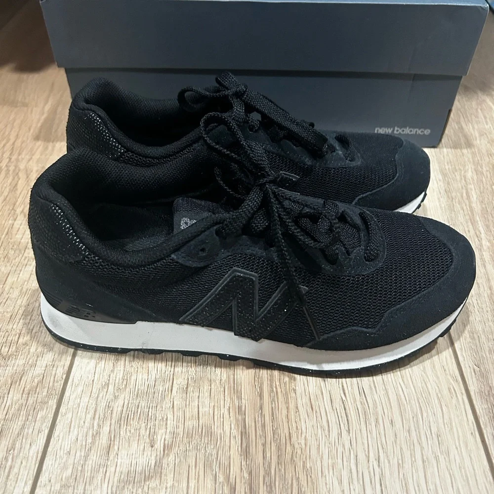 New Balance Black and White Athletic Shoes with Sparkles! - Picture 3 of 6